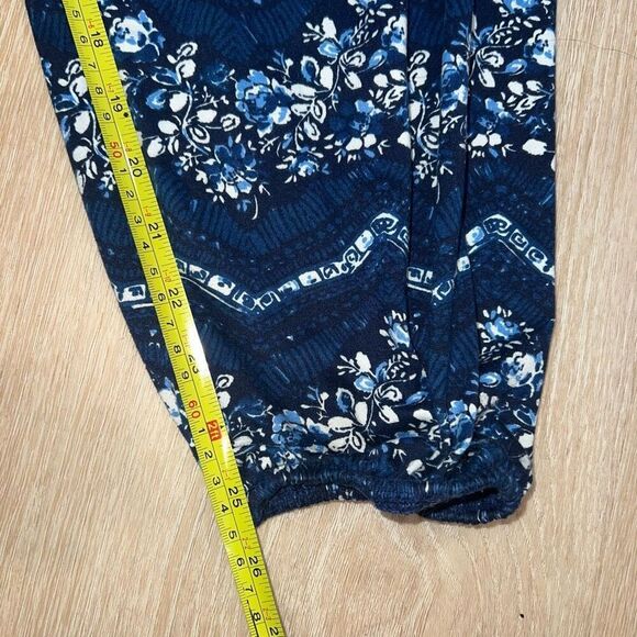Amazon Qianxizhan Blue Multi Floral Harem Bohemian Jogger Pants, Women’s Small - Picture 8 of 10